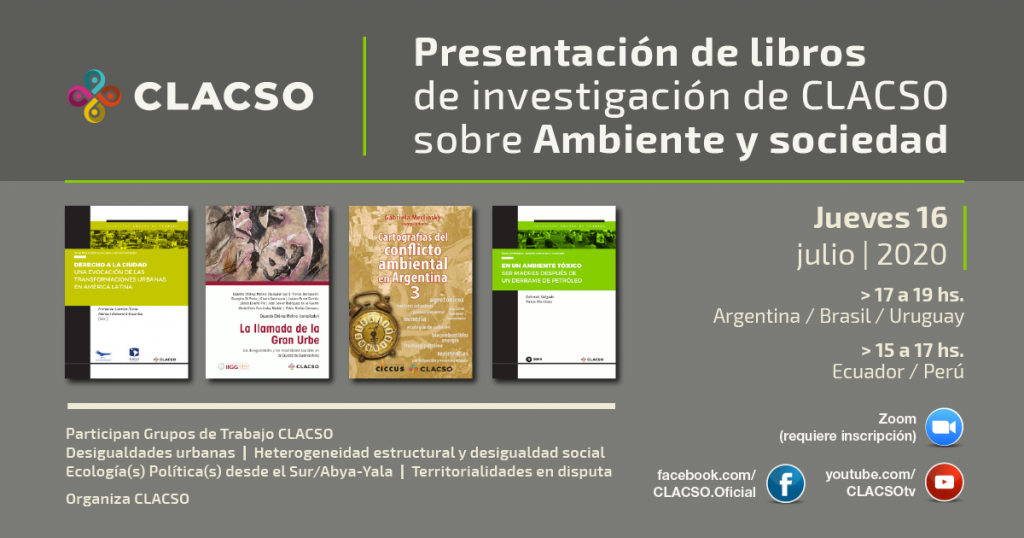 Investigadora Deborah Delgado en presentación de libros de CLACSO “Ambiente y sociedad”