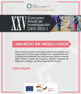 Propuesta del investigador CISEPA Omar Pereyra gana el Concurso Anual de Investigación CIES 2022 - I