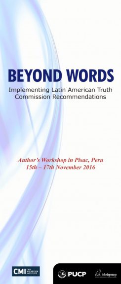 Implementando las recomendaciones de las Comisiones de la Verdad en ...