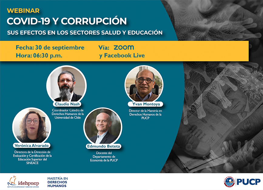 [30 De Septiembre] Webinar: COVID-19 Y Corrupción. Sus Efectos En Los ...